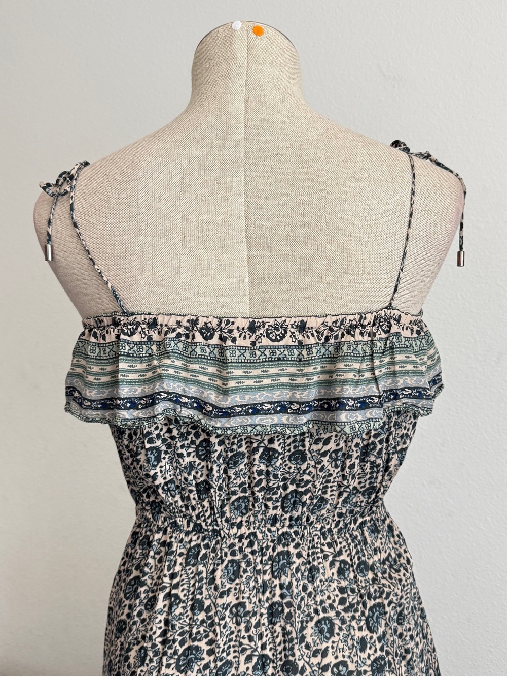 Ba&sh Teresa Midi Dress in Vertdeau Print | Size S / US 4 - Picture 4 of 13